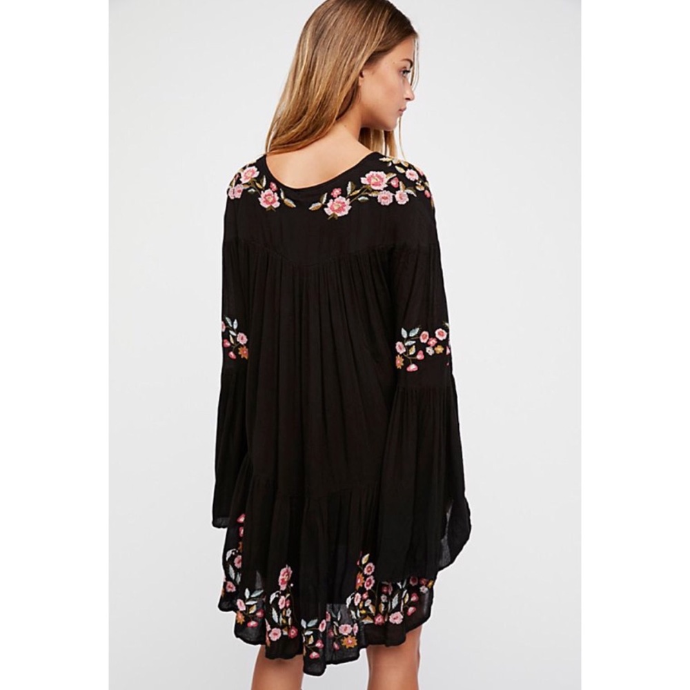 Free People Black Te Amo Boho Dress - Picture 8 of 8